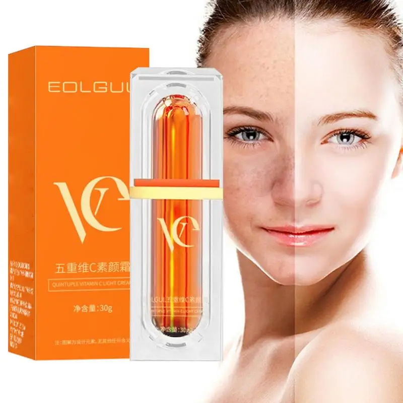 

Vitamin C Brightening Cream Moisturizing Isolation And Concealer Lazy No-makeup Cream Multi-Purpose Face Care Supplies For Women