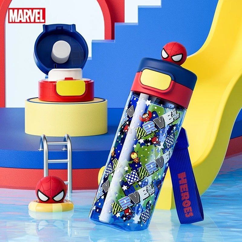 Disney Children'S Water Cup Portable Male And Female Students School Summer Plastic Direct Drinking Cup Tritan Anti Drop