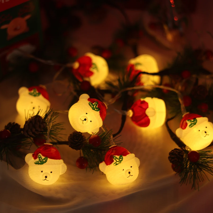 LED light string Christmas lights Christmas tree decorations string lights Christmas tree ornaments hanging lights