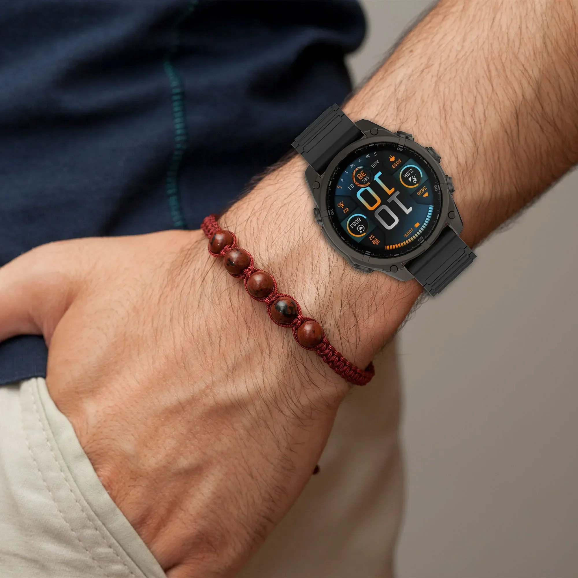 20 مللي متر 22 مللي متر 26 مللي متر شريط مغناطيسي ل Garmin Fenix 8 7X 7 7Pro 7S 6X 6 6S 5X 5S Plus إندورو 2 Forerunner 955 سيليكون سريع صالح حزام