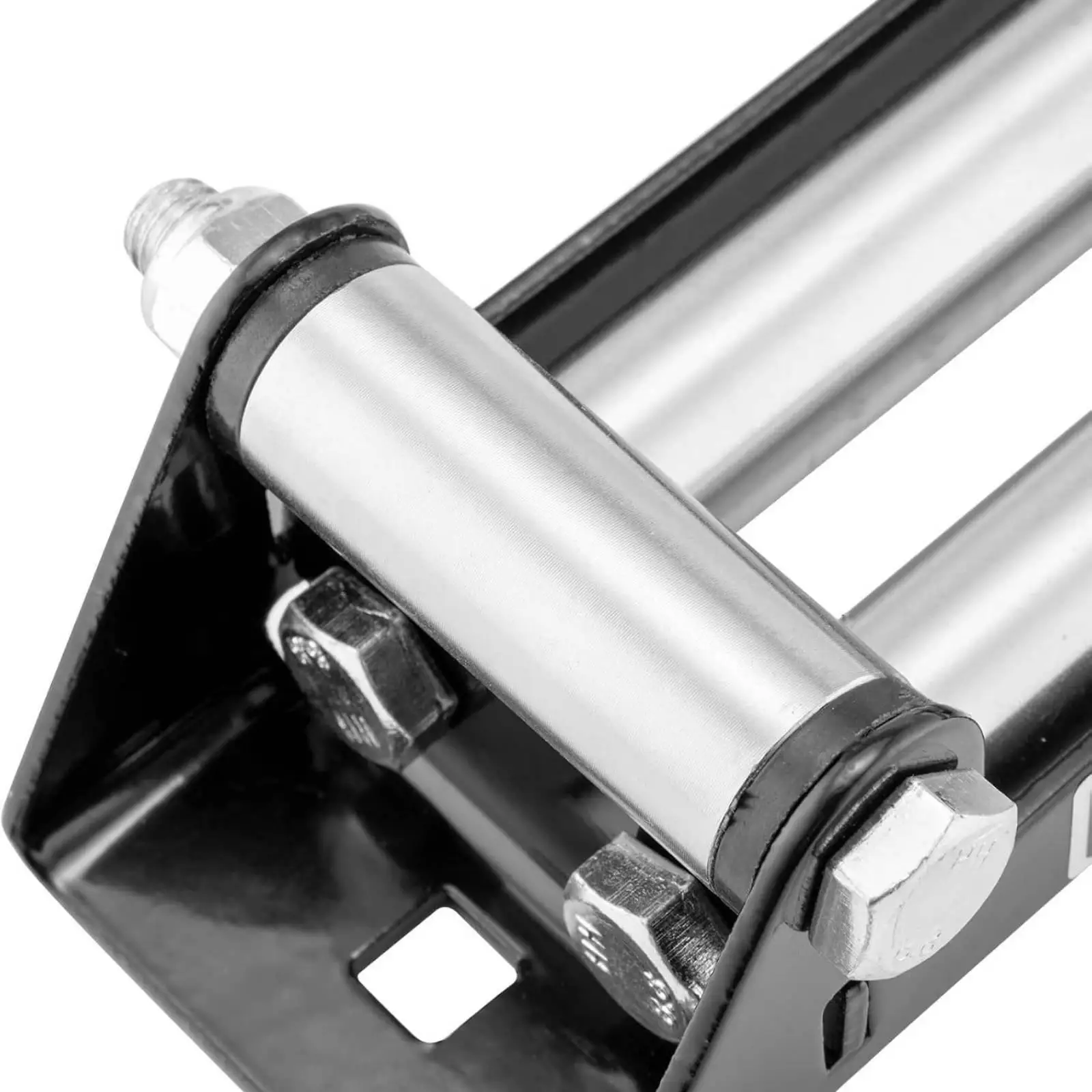 Steel Aluminum Roller Fairlead Winch for Off Road Vehicles Low Friction Rope Guide with Mounting Bracket 7.5 X 2.8 Inch