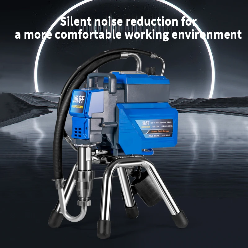 مكبس كهربائي جديد ماكينة رش بدون هواء عالية الضغط مستحلب طلاء اللاتكس مسدس رش الطلاء ماكينة رش الطاقة
