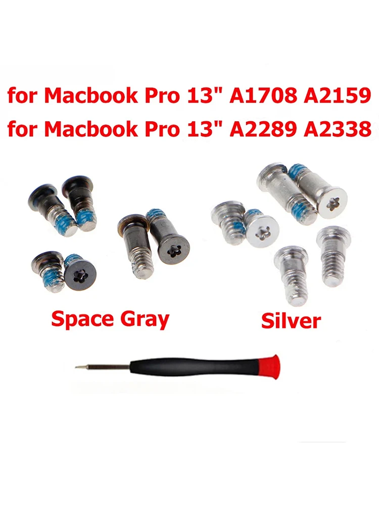 New Silver Space Gray Bottom Case Screw Screws For Macbook Pro A1708 A2159 A2289 A2338 - view 4