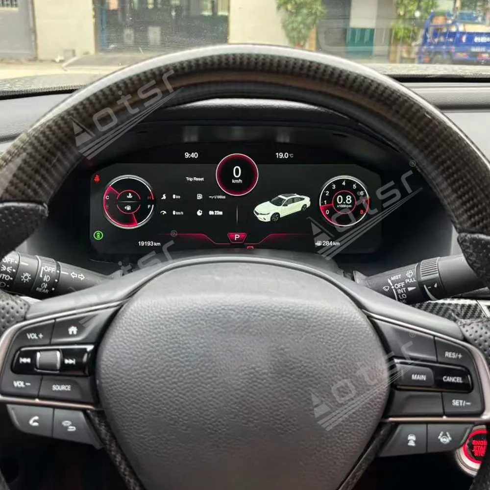 Digital Cluster For Honda 10th generation Accord LCD Instrument Panel Carplay Dashboard Visual Plug Play Strong Compatibility