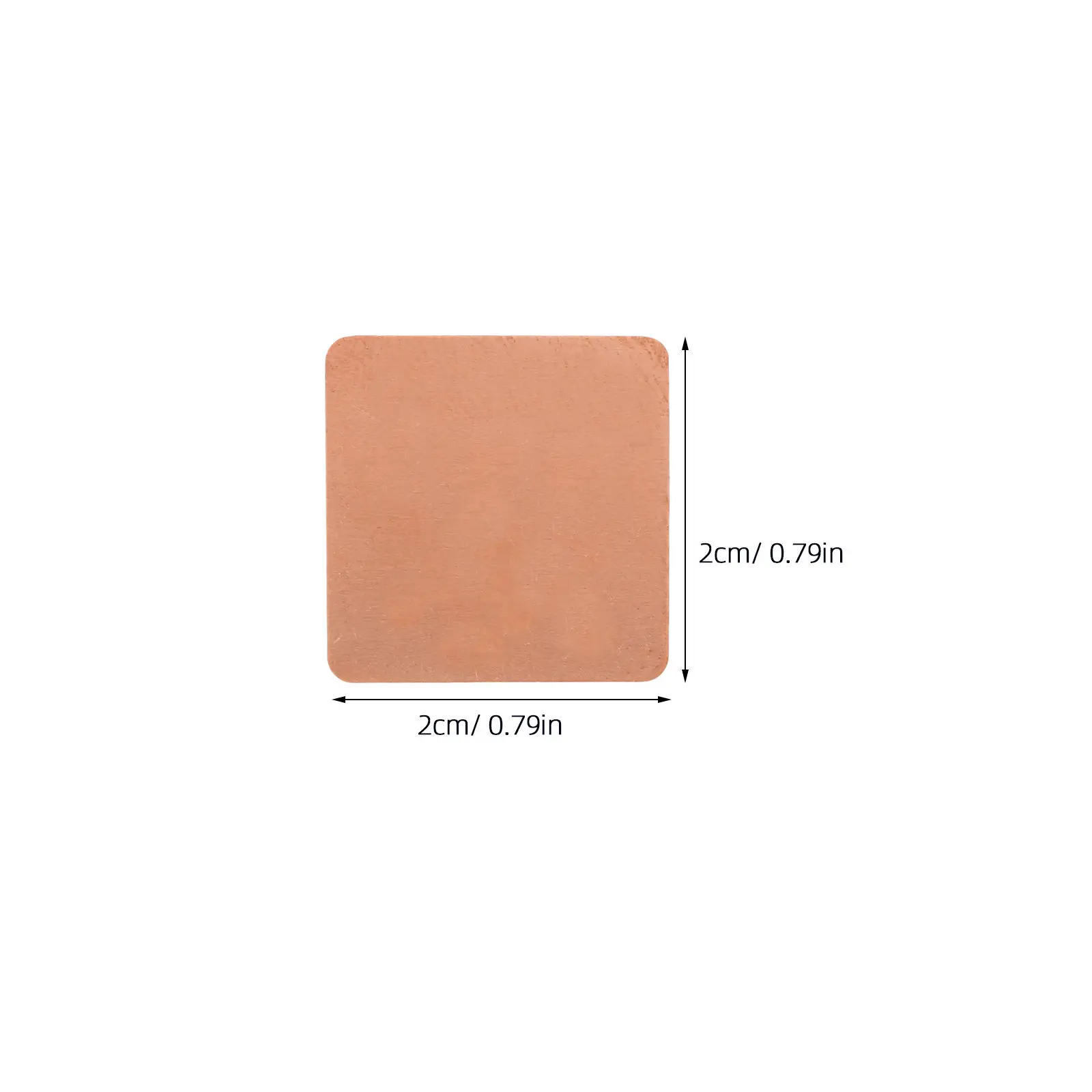 20Pcs High-Conductivity Copper Sheets for Phone Laptop Graphics Card Heat Dissipation Efficient Cooling Pad DIY Electronics