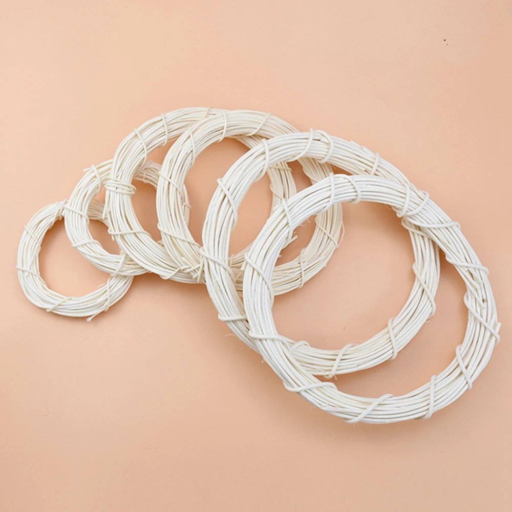 Artificial Rattan Frame Home Wedding Halloween Day Of The Dead Outdoor Garden DIY Gifts Bridal Garlands Wall Hanging Decorations