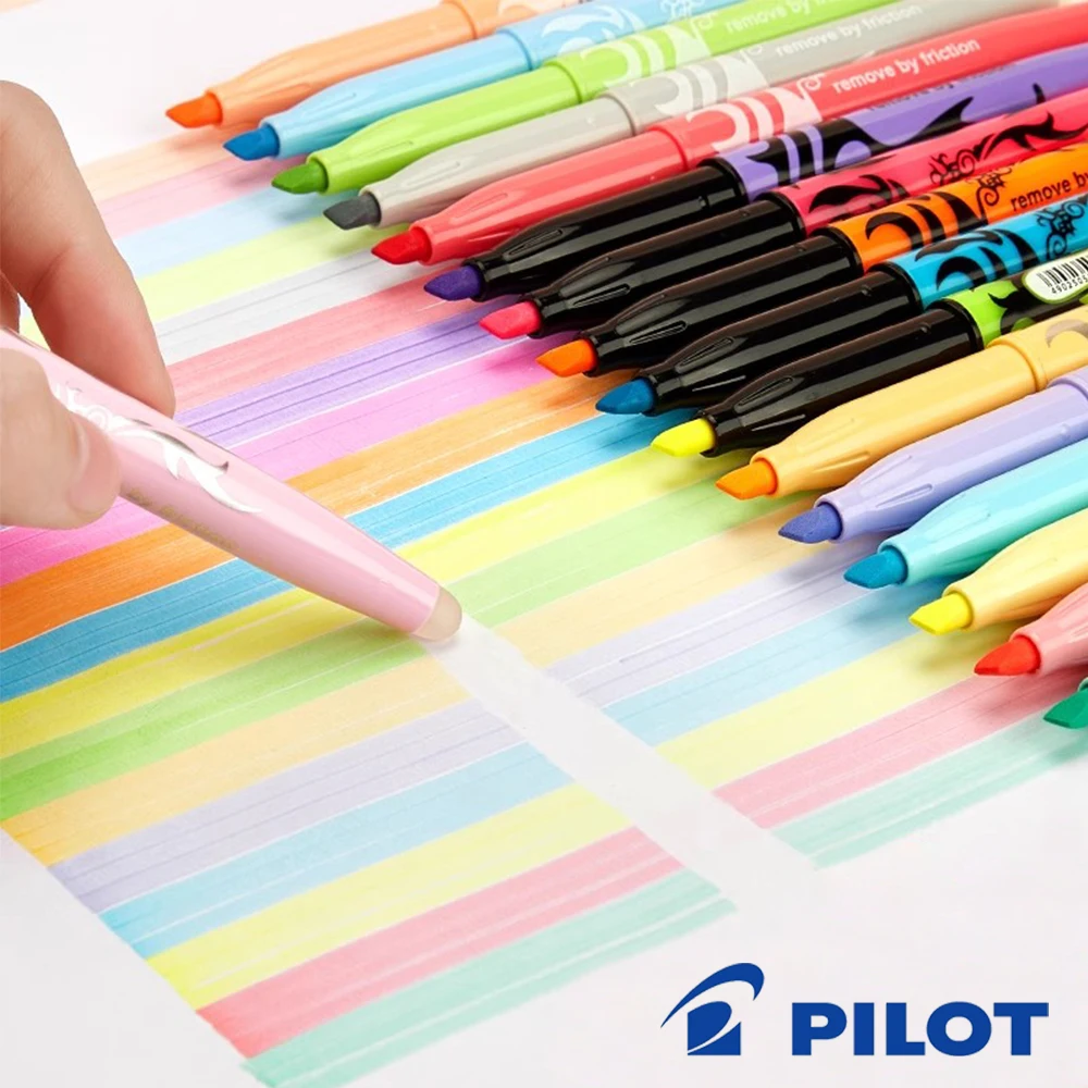 6/12pcs Japan Pilot FRIXION Erasable Highlighter Markers Pen Bookmarks Graffiti Painting SW-FL Art Stationery School Supplies view 6