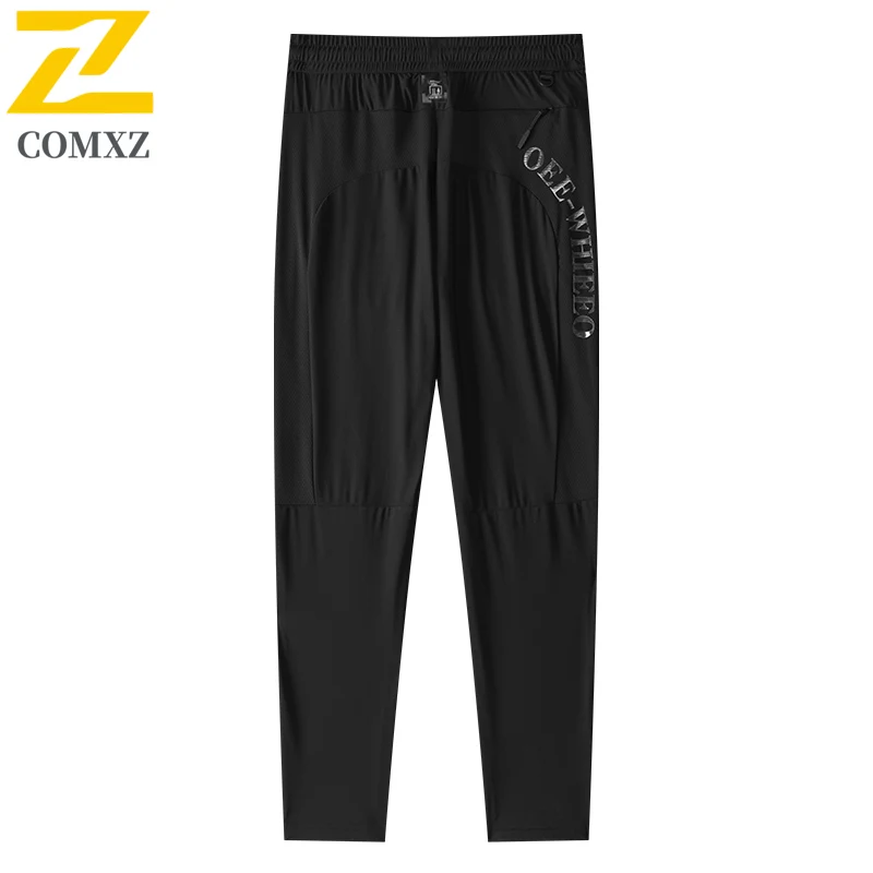 

Летние спортивные тонкие брюки для мужчин, повседневные брюки для бега на открытом воздухе, дышащие брюки для фитнеса, повседневные брюки для езды на велосипеде, спортивные штаны для спортзала