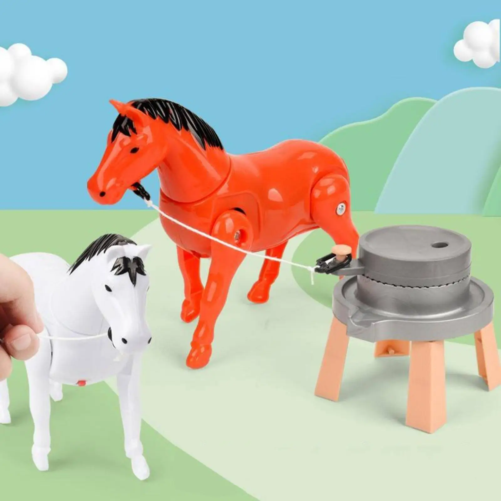 Animal Interactive Electric Walking Toy with Realistic Equine Figure for Infants Motor Skill Development at Home