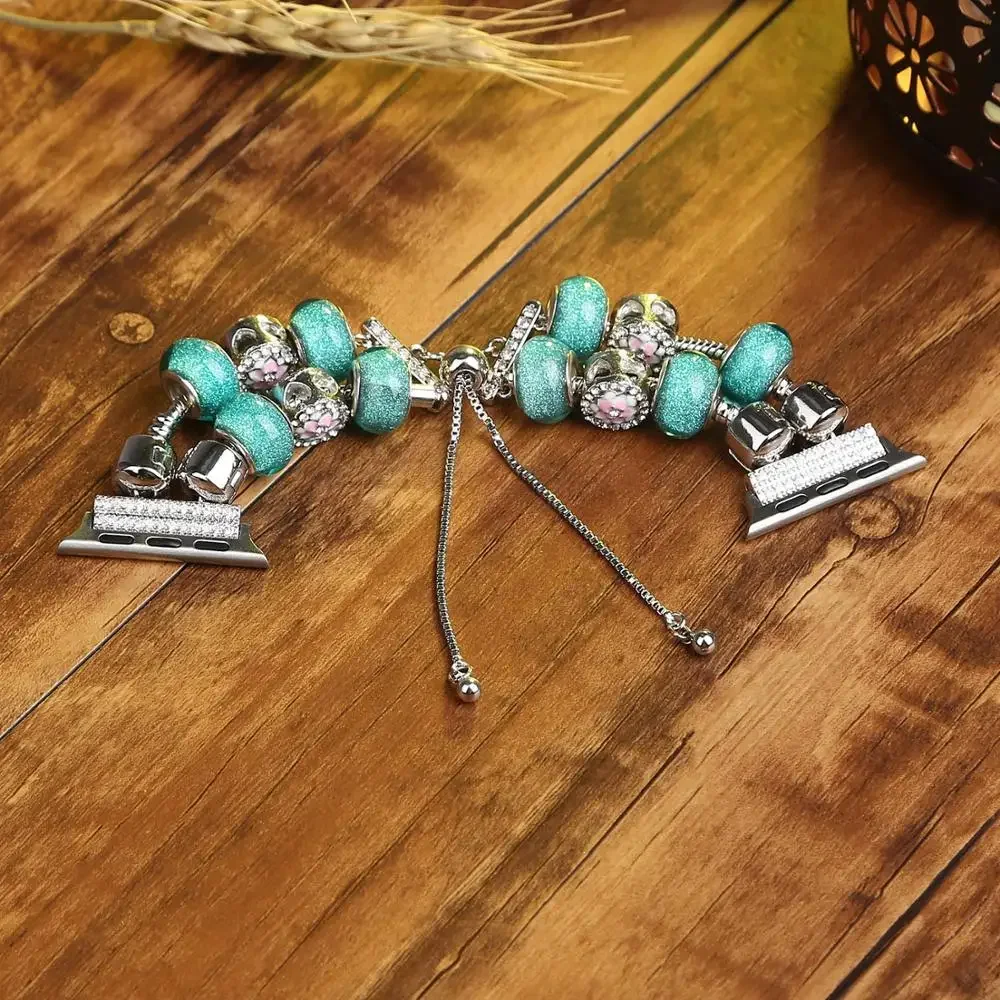 Diamond Strap for Apple Watch Ultra 10 9 8 7 49mm 46mm 41mm 45mm 6 5 4 SE 40mm 44mm Women Metal Charm Band or iWatch 3 38mm 42mm