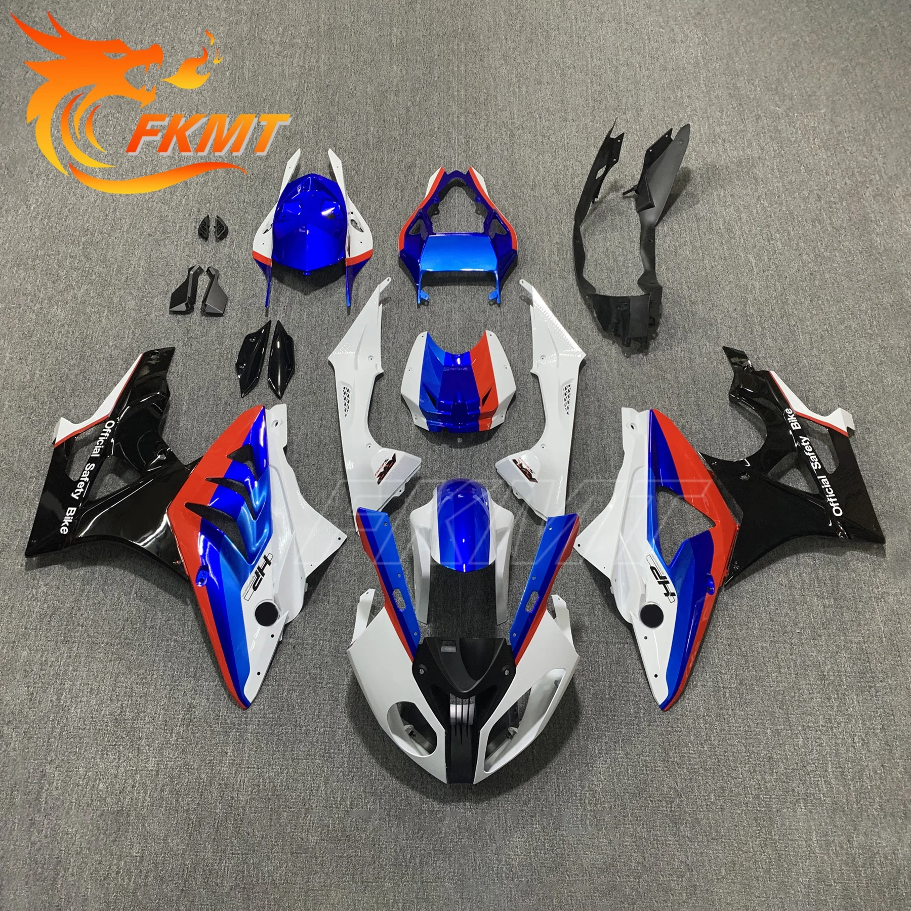 Suitable for BMW S1000RR  2009-2014 motorcycle high-quality ABS injection molded blue white black decorative fairing body kit