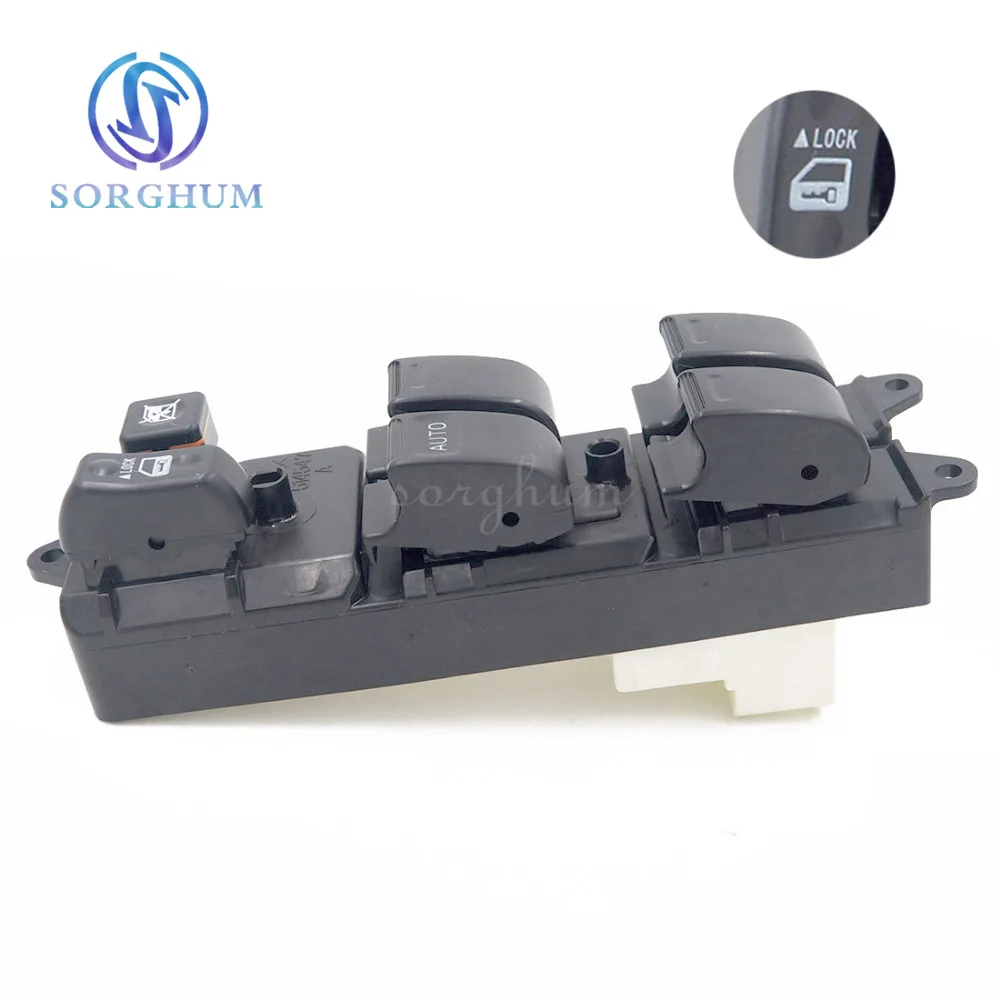 

Sorghum 84820-12480 84820-42090 84820-47050 Electric Power Master Window Lifter Control Switch For Toyota RAV4 Corolla Sienna