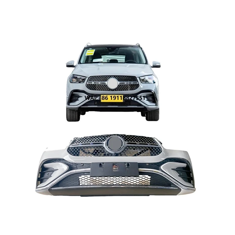 

2024 GLE Car Front Bumper 167 E53 167 GLE450 167GLE400 Car Safety Belt Grille Kit, Beautiful Condition