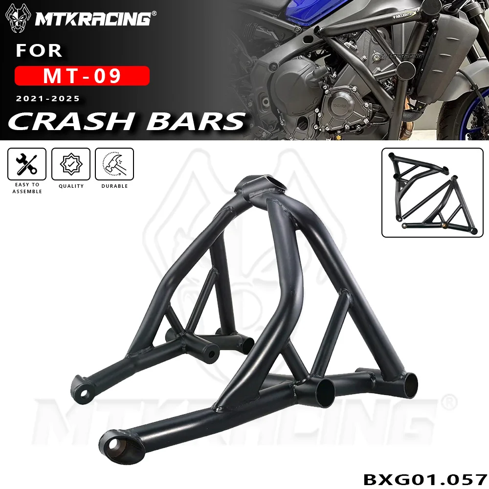 

For YAMAHA MT-09 2021-2025 Motorcycle Engine Guard Engine Anti-Crash Bar Bumper Accessories Fit