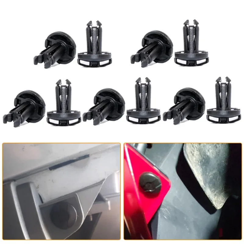 

10pcs Motorcycle Screw Rivet Trims Clips 90683-GAZ-003 Motorcycle Panel Decoration Fixing Push Rivet Clip Fastener for Honda