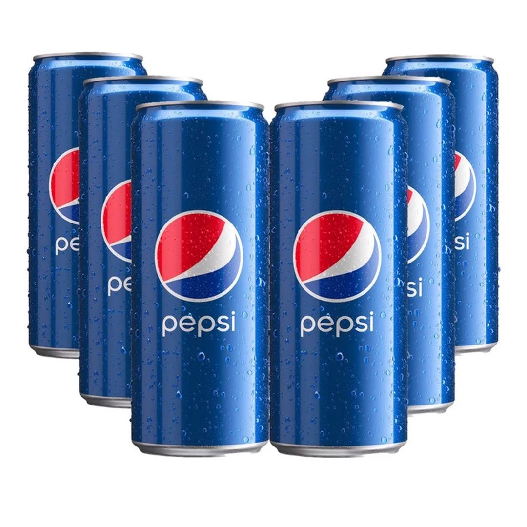 Pepsi Bebida carbonatada con sabor a cola 330 ml x 6 piezas