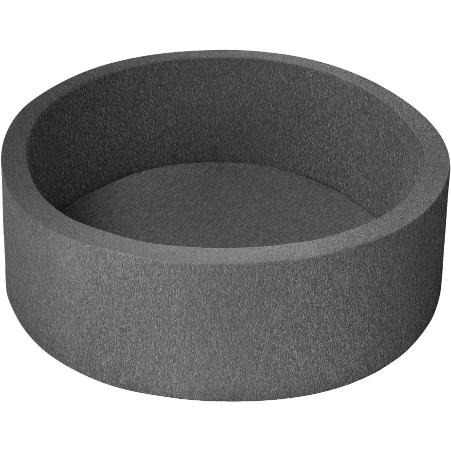 幼児用フォームボールピット ソフトボールプール キッズプール用の理想的なギフトプレイおもちゃ ダークグレー