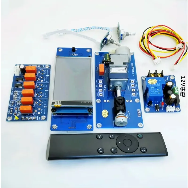 Color Screen Potentiometer ALPSS27 Type Remote Volume Adjustment Preamplifier DIY Audiophile Audio 10k.20k.50k