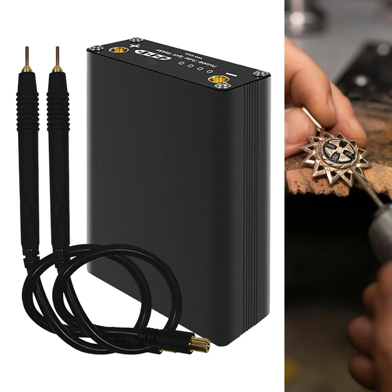 

Portable Spot Welder Machine Spot Welding 0.1mm-0.15mm 5500mAh Mini Spot Welder for Battery Plate Welding Nickel Strip Iron