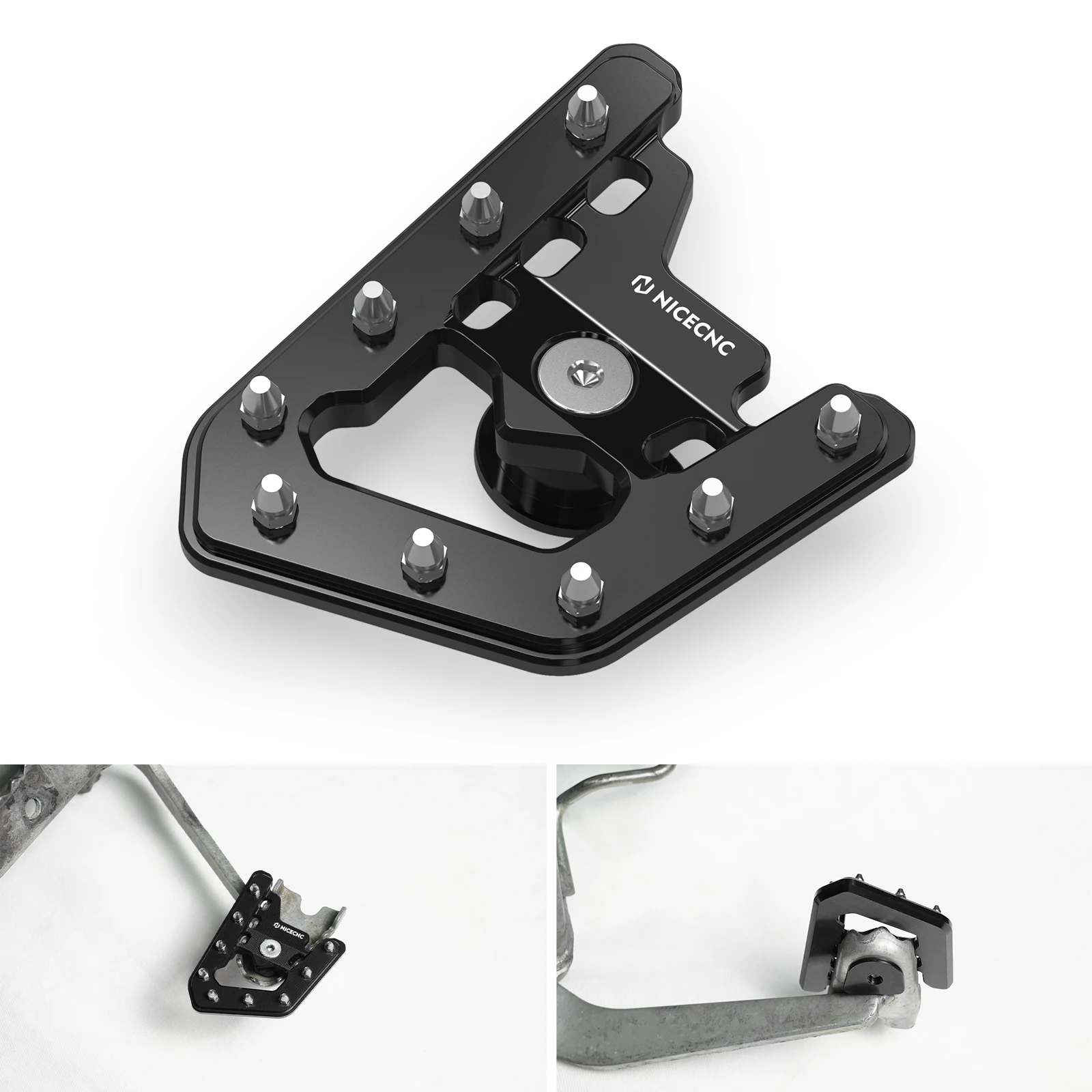 

NICECNC Rear Brake Pedal Lever Extender ATV For Yamaha Raptor 700 2006-2012 YFM700R Raptor 700R 2009-2012 Antislip Aluminum Part