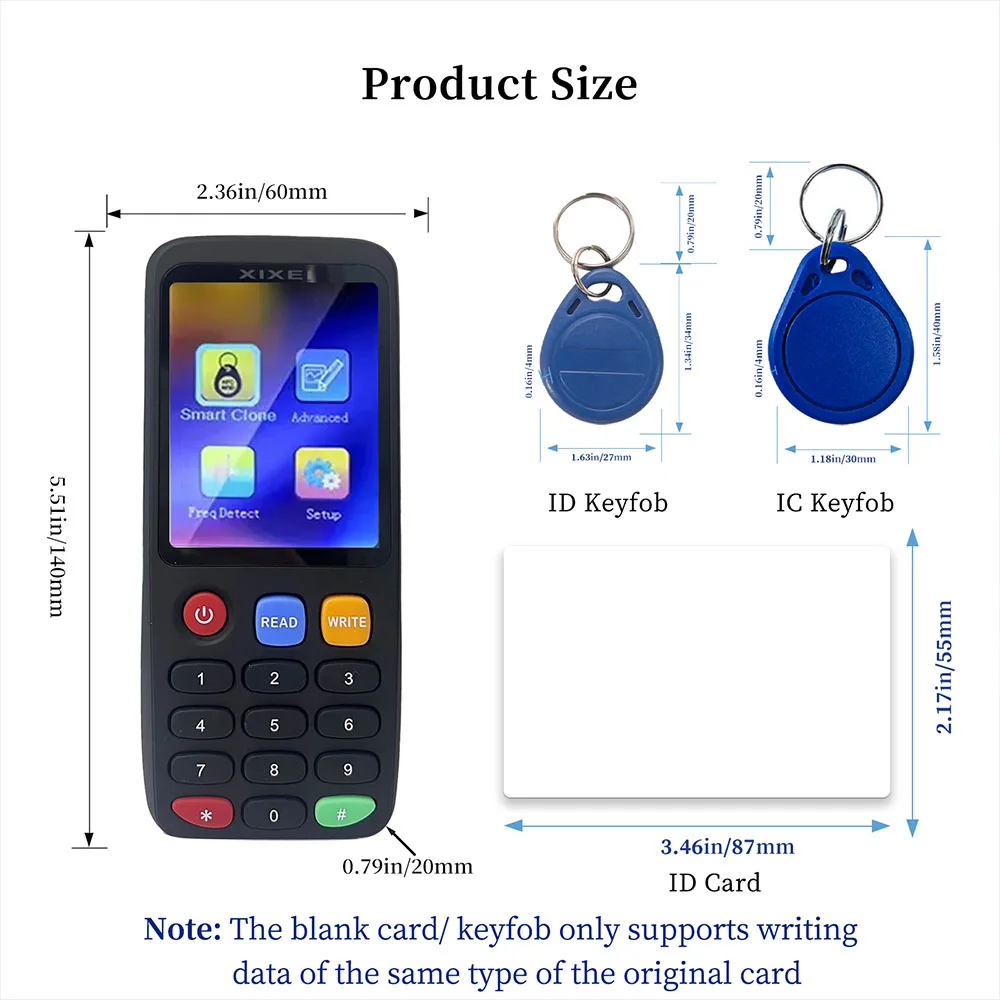 Nuovo X7 RFID Tag Card Reader NFC Copiatrice Chiave 13.56Mhz Badge Card Writer 125Khz T5577 Token Duplicator Programmatore