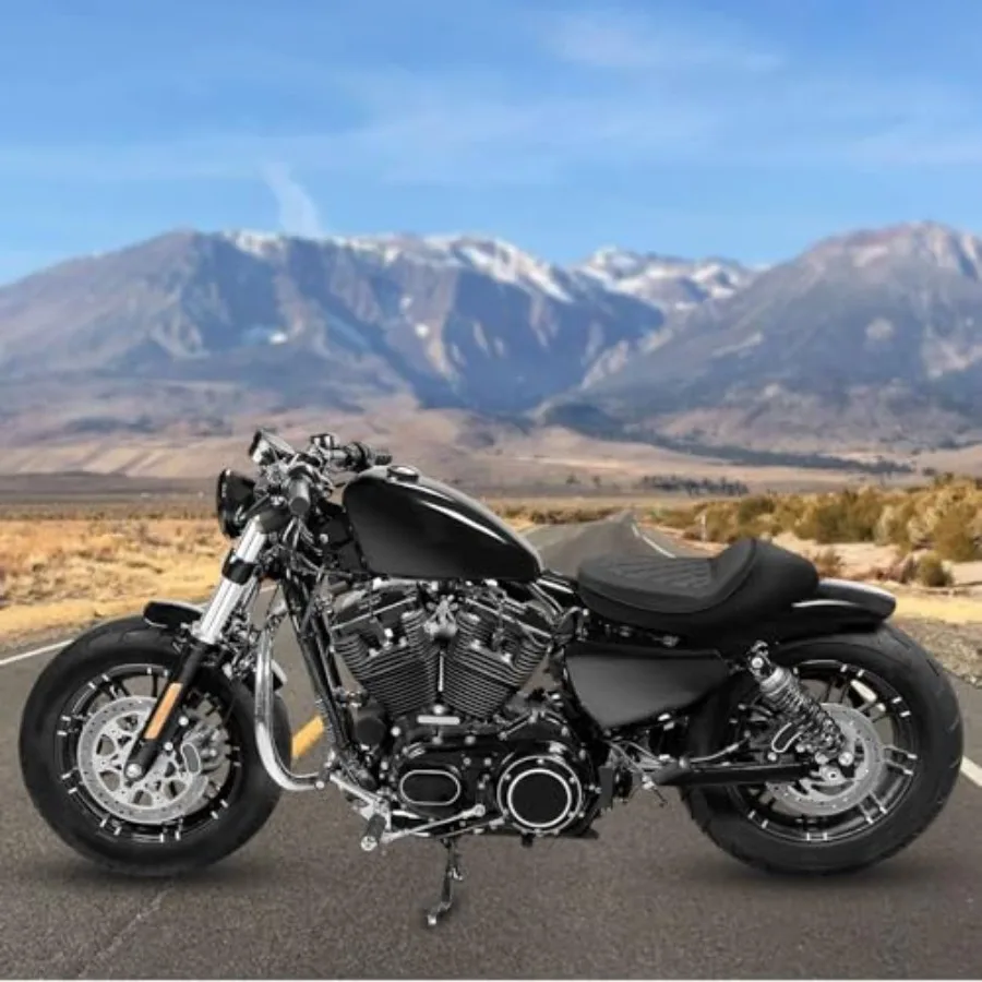 مقعد منفرد للسائق الأمامي لـ Harley Sportster Iron 883 1200 XL883 XL1200NS FortyEight XL1200X 20102022