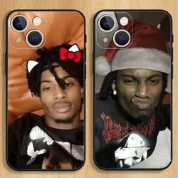 Playboi Carti Rapper Phone Case For iPhone15,14,13,12,11,Pro,Max,Plus,Mini,X,XS,XR,8,7,6,S,Plus,SE Soft Black Case