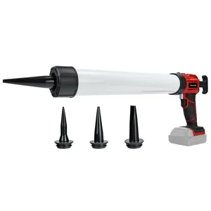 Electric Caulking Gun 20oz/600ml Cordless Sausage Caulk Gun 4 Adjustable Speeds Drip-Free for Milwaukee 18V Battery (No Battery)