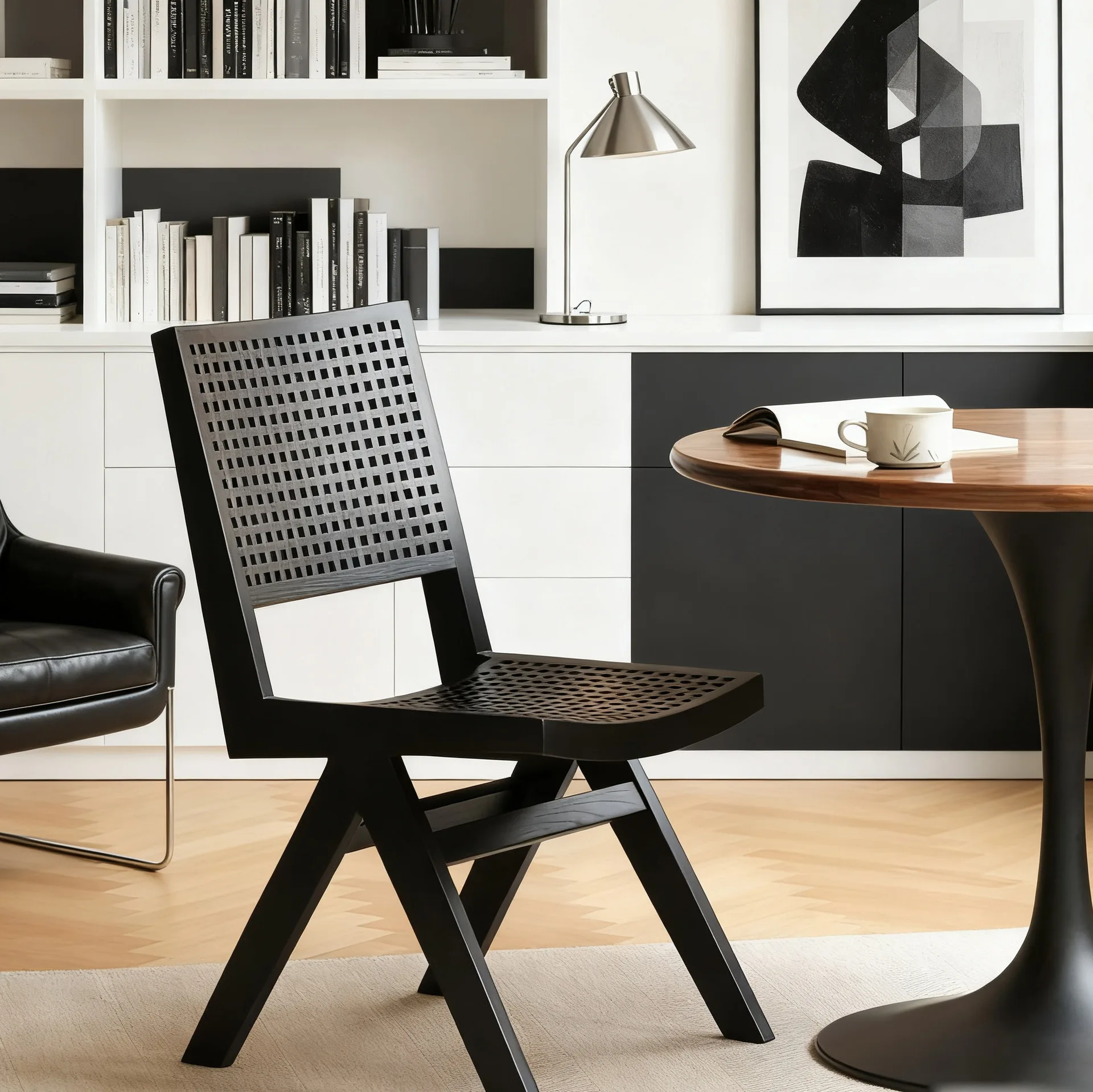 Chandigarh Chair Armless Commercial Home Dining Dining Chair Casual Homestay Simple Rattan Chair