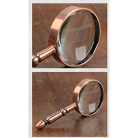 SEHOR-20X Portable Metal Magnifier Retro Portable Optical Magnifying Glass Repair Watch Jewelry Loupe Antique Handle Magnifier