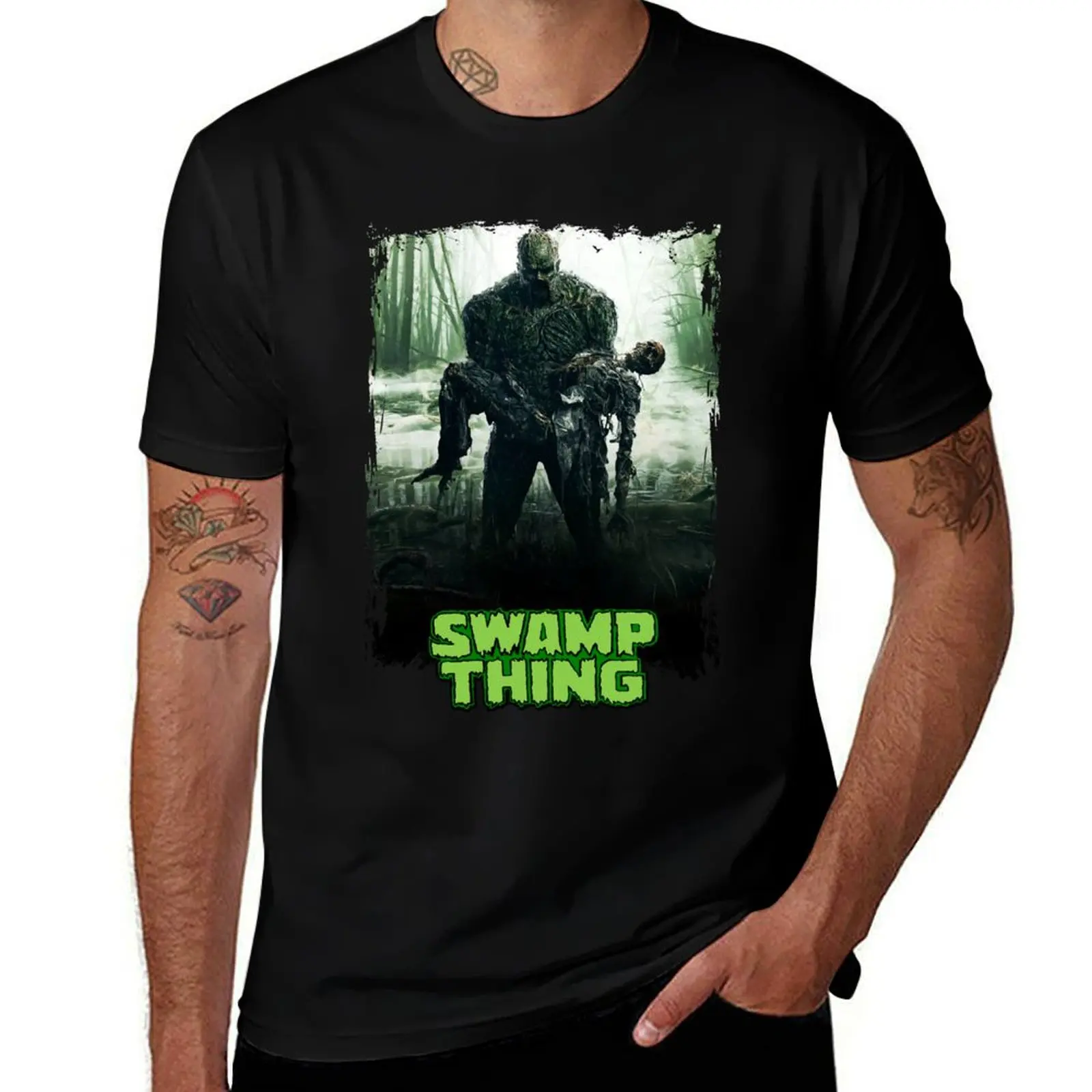 

man Thing man men Swamp cotton shirts Wave Retro man t for for shirts t t summer shirt T-Shirt Reward pack