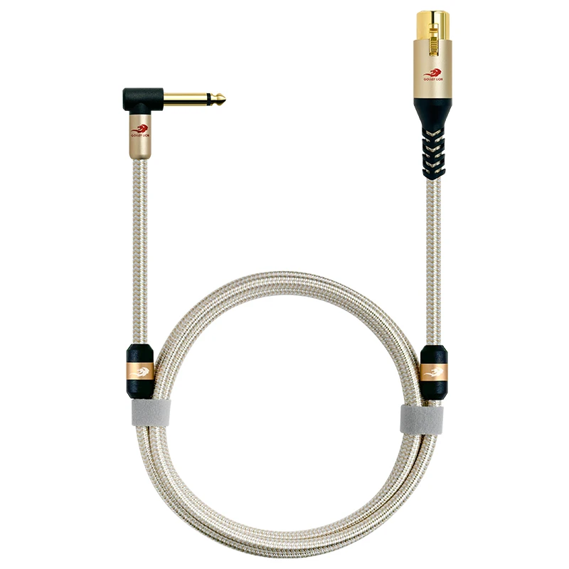 6.35 1/4 Inch TS Male To 3-Pin XLR Female XLR To Mono Jack 6.5mm Male Plug Microphone Audio Cables for Speaker Mixer Amplifier