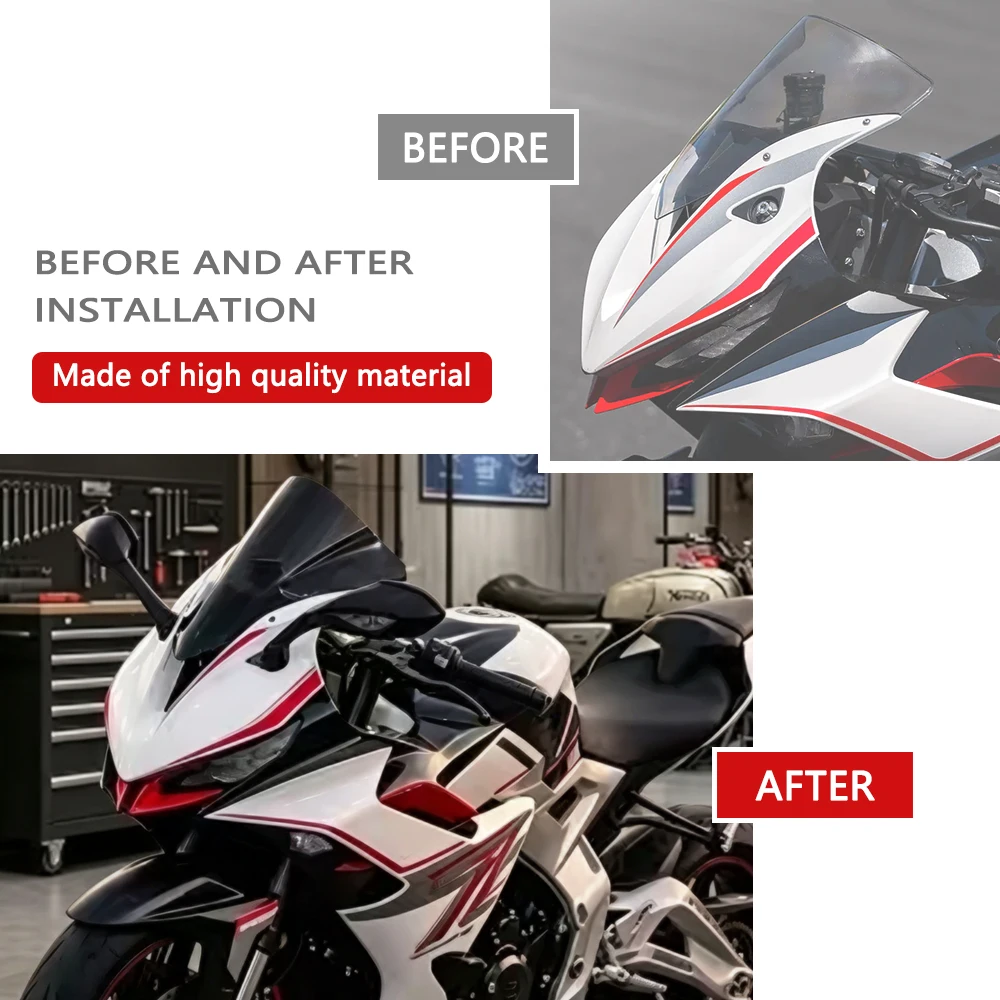 703RR New Motorcycle Accessories Front Windscreen Windshield Downforce Frontal Spoilers Set For 703 RR ZT703RR