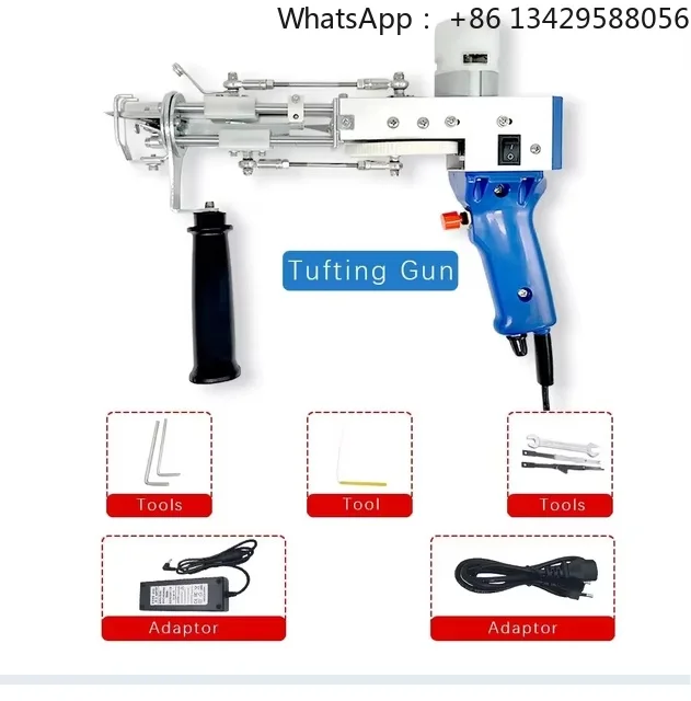 2-in-1 Tufting Gun Pro Kit - Dual-Mode Craft Tool for Rug Making & Carpet Repair