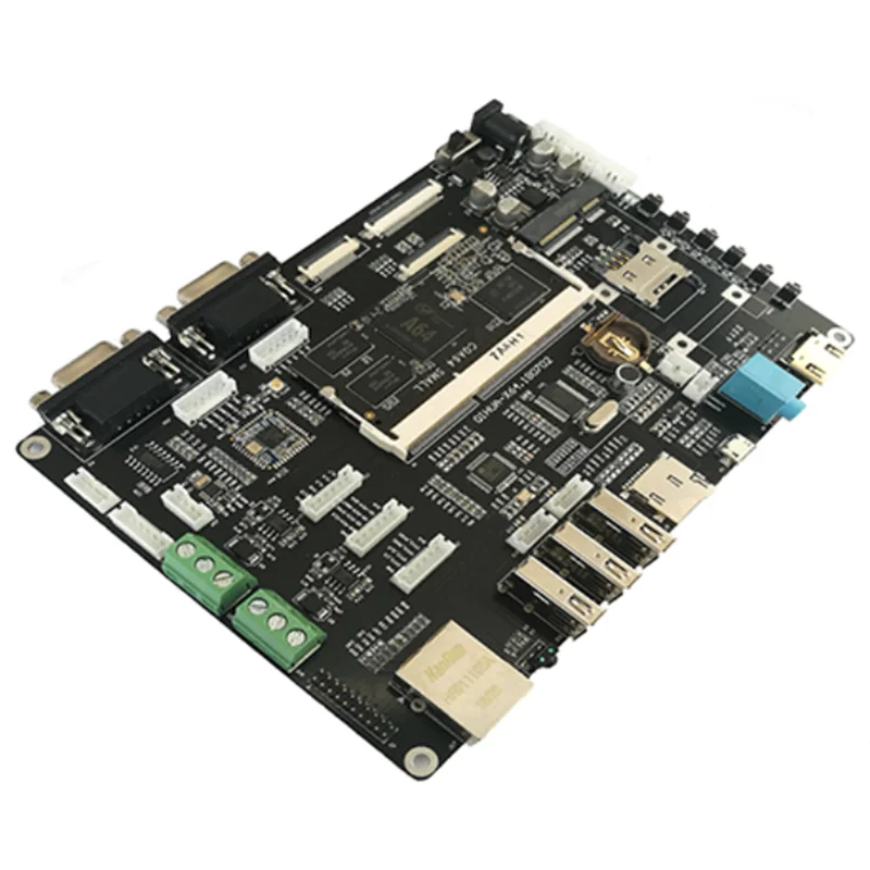 Allwinner a64 placa de desenvolvimento qihua-x64 quad core a53 solução android linux + qt ubuntu