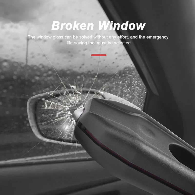 Portable Multifunction Outdoor EDC Car Tools, Window Breaker, Wiper Repairer Emergency Tools Creative Gift