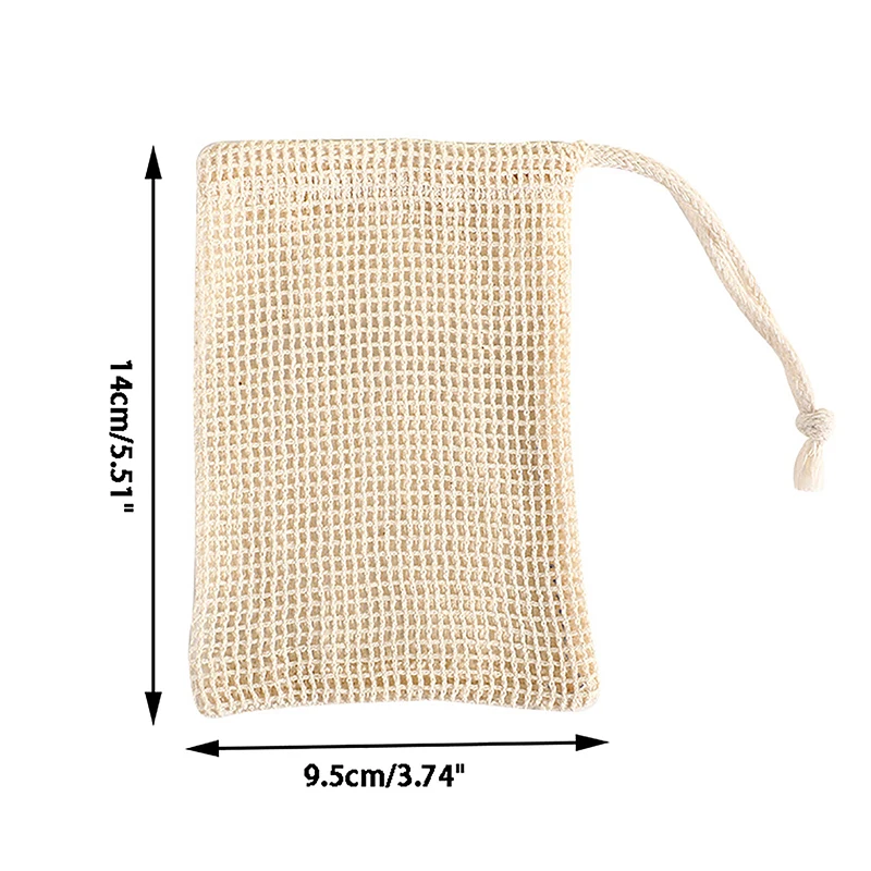 Simple Soap Foaming Net Home Bathroom Bath Shower Cleanser Liquid Face Wash Mesh Bag Drawstring Bag Portable Pouch Bubble Former