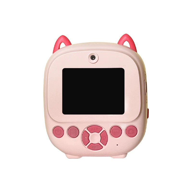 Cute Shape Instant Print Camera, 1080P HD Dual-Lens Camera Instant Print, Comes with Rolls of Thermal Printing Paper