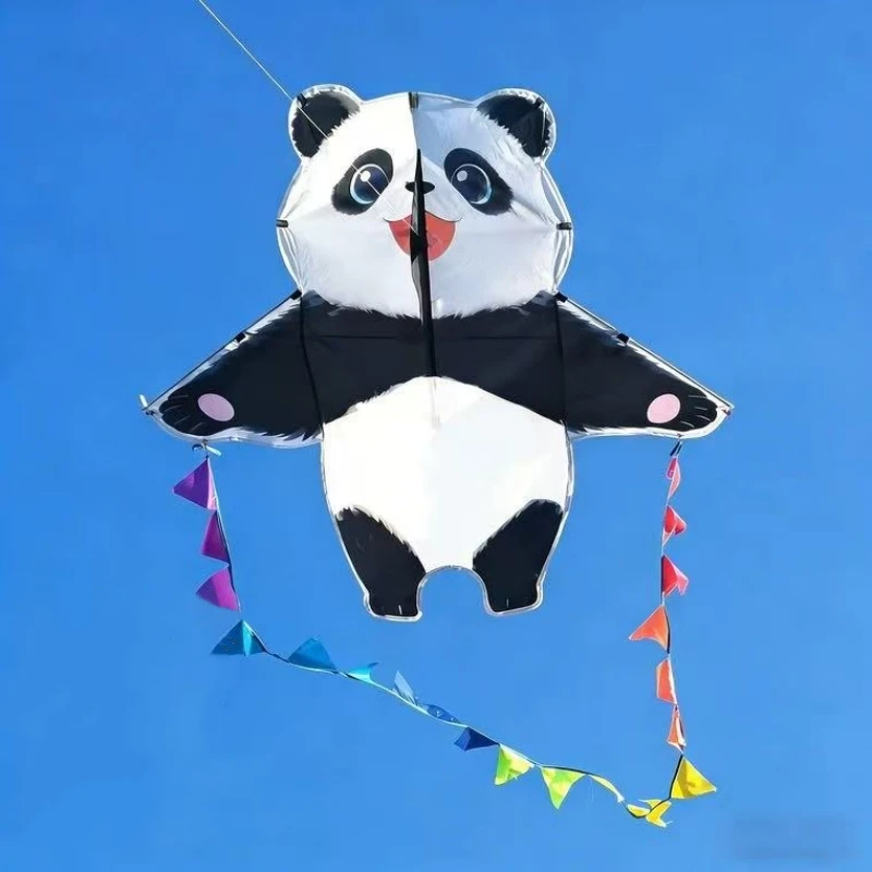 Panda Kites flying for adults kite rainbow Nylon facric String Line Beach kites Sports Outdoor Play Weifang Cobra Kite Factory