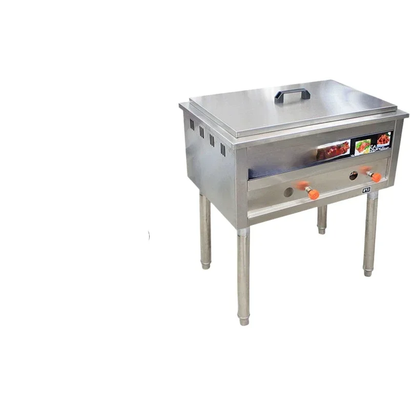 Commercial Electric Fryer Single and Double Cylinder Deep Frying Pan Stall Deep Frying Pan Timing Temperature Control Large