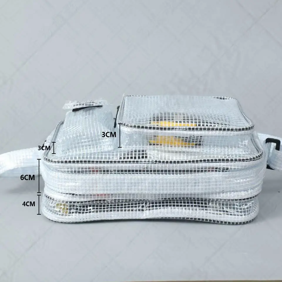 Korean Version Commuting Dust-Free, Anti-Static Waterproof Pvc Double Main Bag Cold Resistant and Anti-Static Tool Shoulder Bag