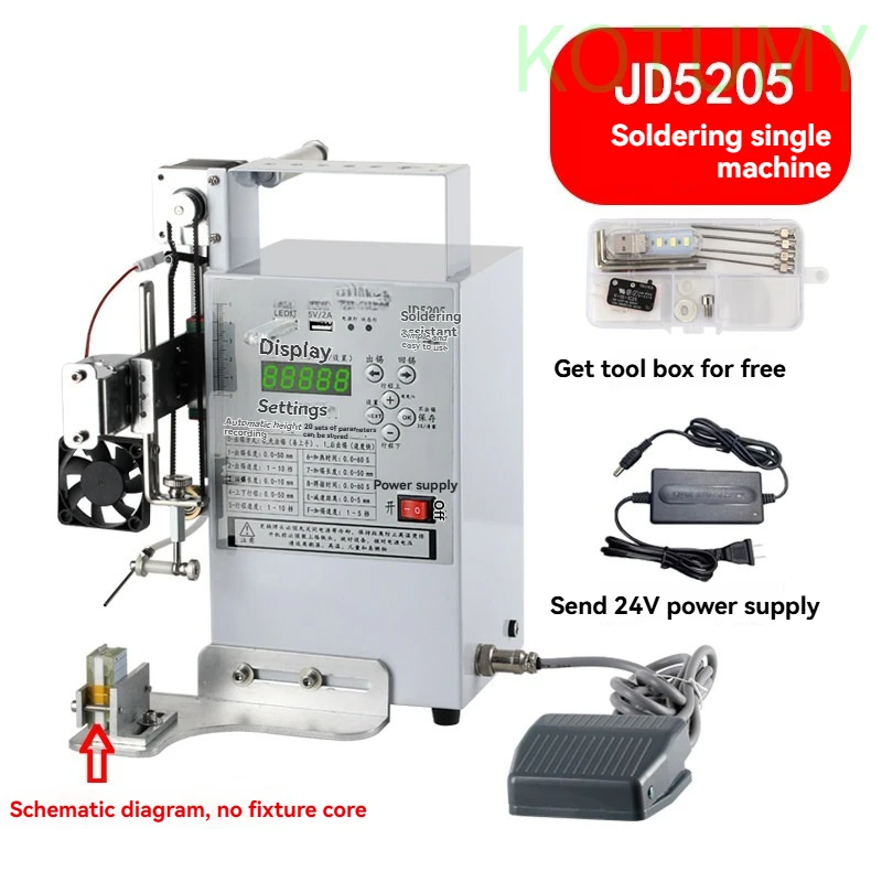 Multifunction Semi-Automatic Electrical Soldering Welding Machine Pedal Type Soldering Station with Power Plug And USB Interface