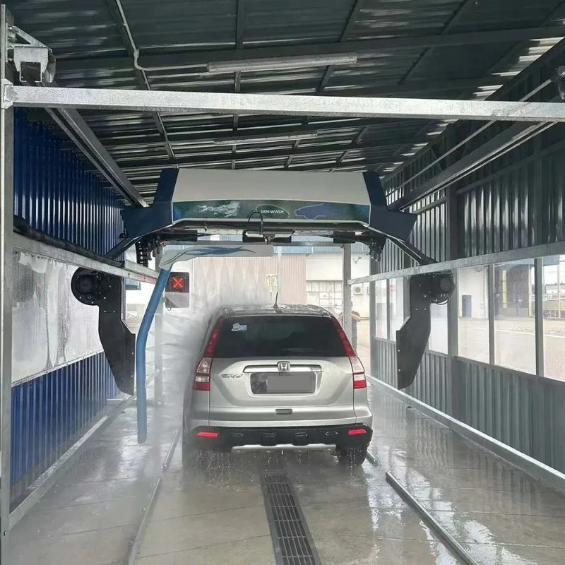 Touchless Automatic Car Washer Machine Custom High Pressure Non-Contact Cleaning Equipment with Air Dryer for Business