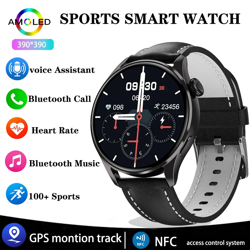 

Xiaomi Mijia Movement Track Men's Wrist Watches NFC Voice Assistant Bluetooth Call Women Smartwatch Heart Rate Monitor Bracelets