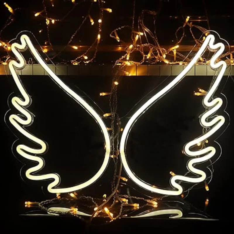 Princess Wing Neon Light Sign Queen LED Night Lights For Bar Pub Store Home Party Bedroom Decor Birthday Wedding Gift For Girl