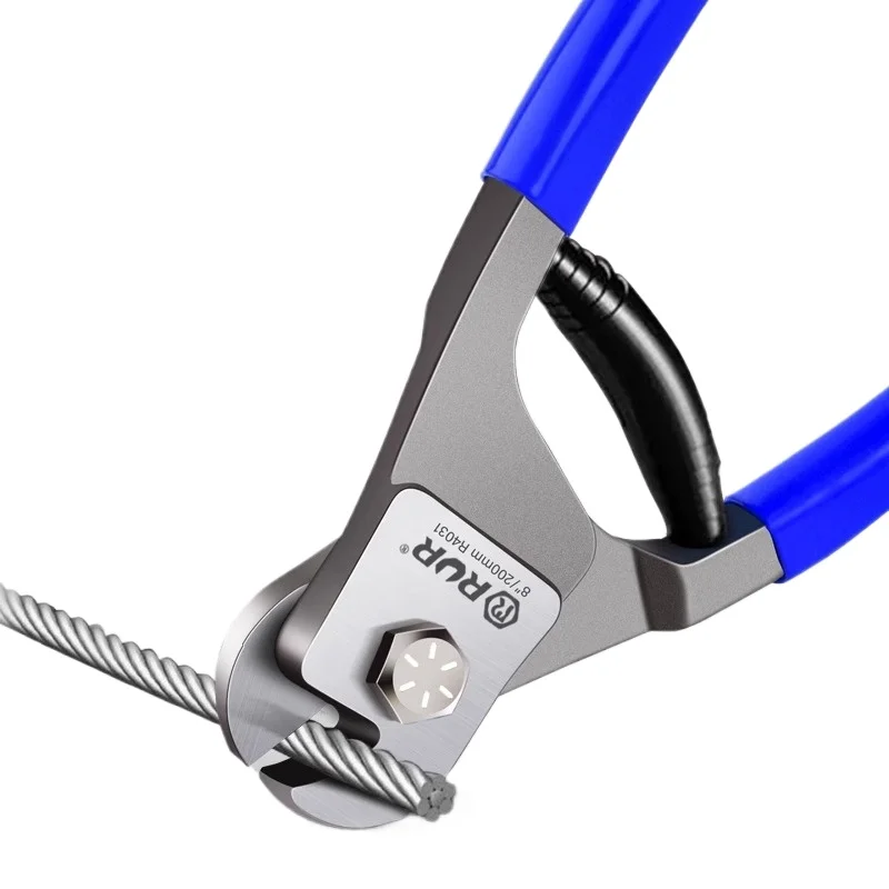 

Wire rope scissors bolt cutters 8 inch wire scissors lead seal cut skipping rope vigorously cut brake line clothesline