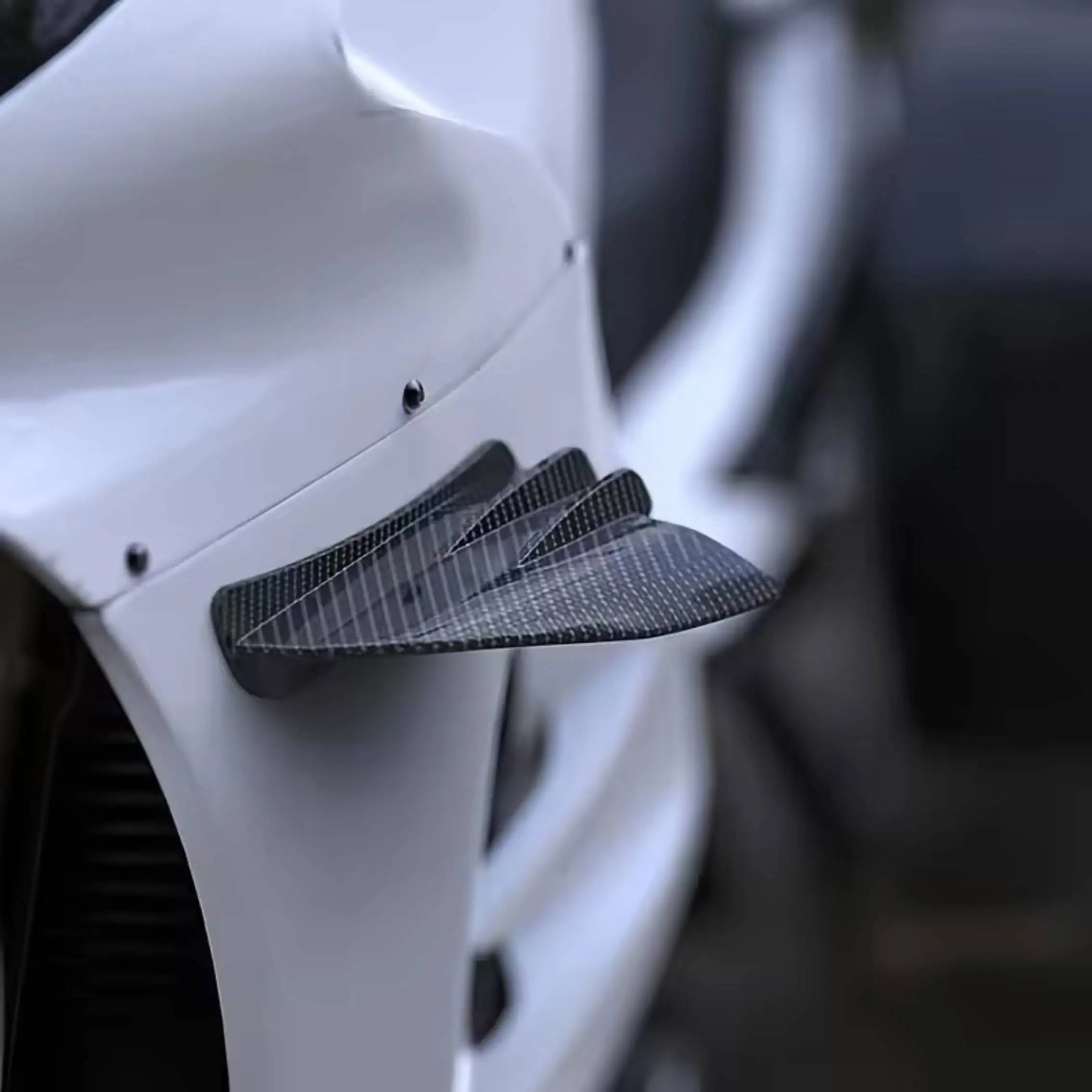 Motorcycle Universal Down Winglet Aerodynamic Wing Kit Spoiler For KAWASAKI Z400 Z650 Z800 Z750 Z900 Z1000 Z1000SX Z300 Z900RS
