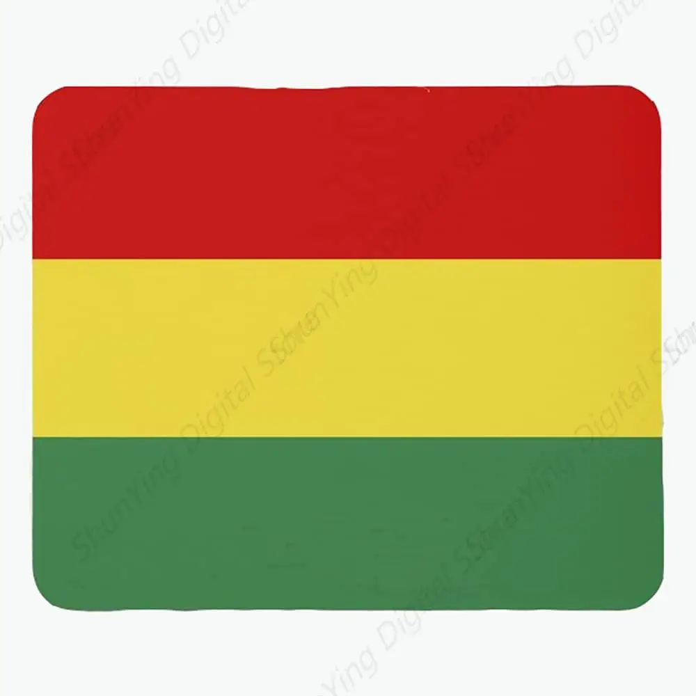 

Bolivian Flag Mouse Pad Suitable For Gaming Offices Laptops Mouse Pads Non Slip Rubber Durable 25*30cm