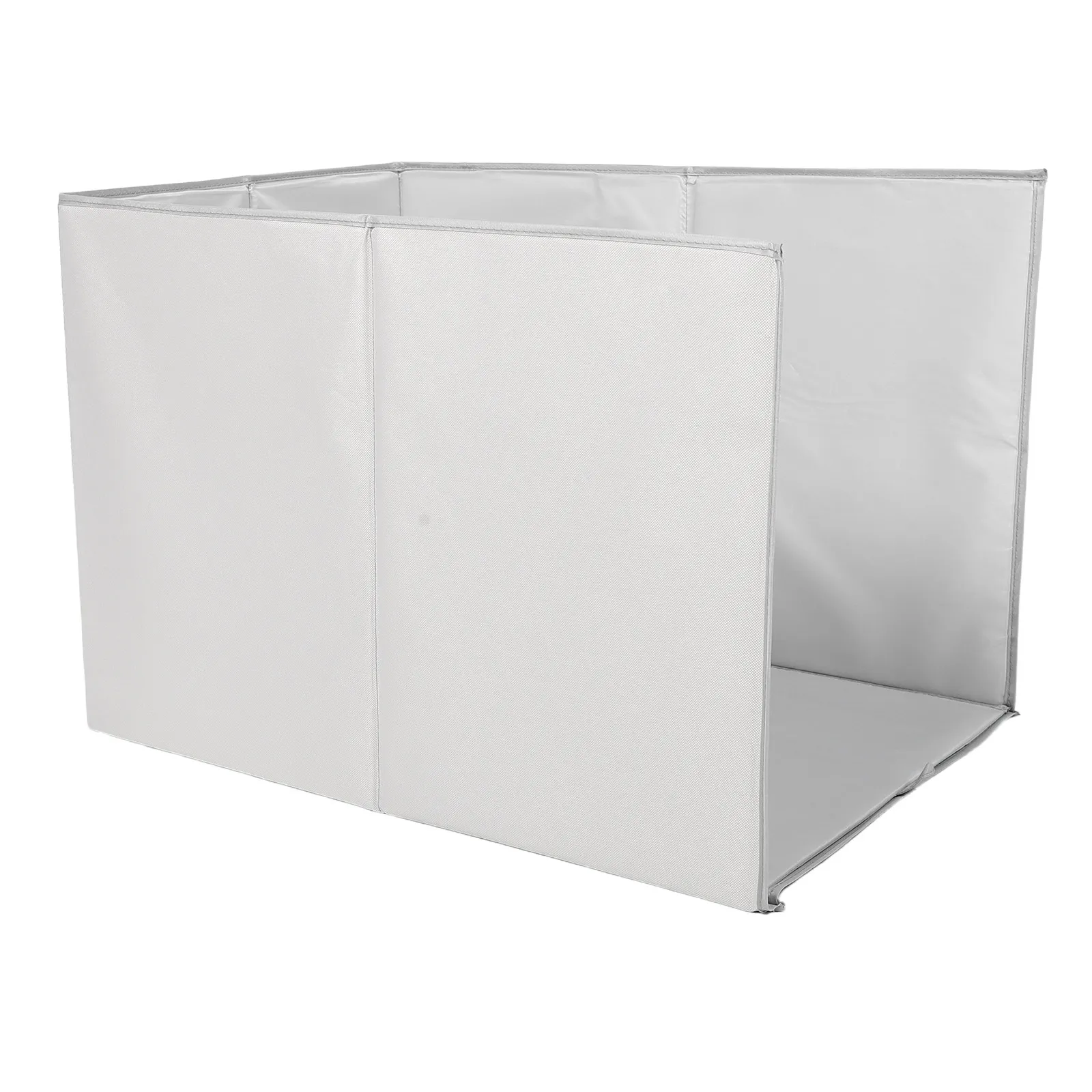 

Cat Litter Box Shield Foldable Three-Sided Waterproof Plastic Pee Guard Scatter Protector Open Top Enclosure for Home Travel