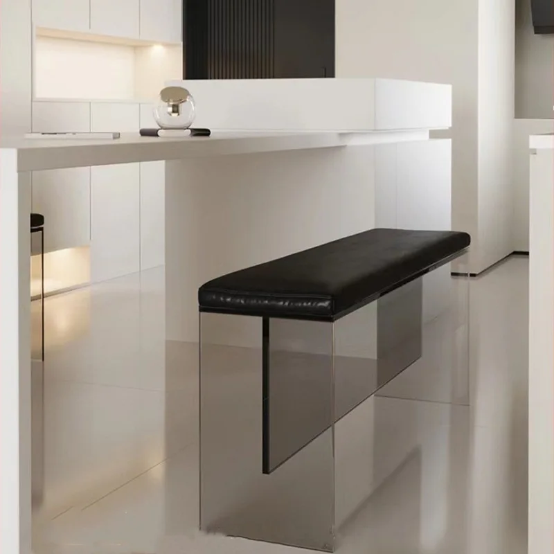 Acrylic bench bookcase bookshelf coffee table side table